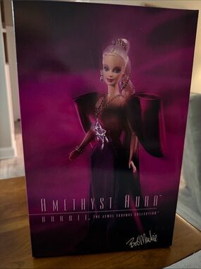 Amethyst Aura Barbie Bob Mackie Jewel Essence NRFB Collector Doll